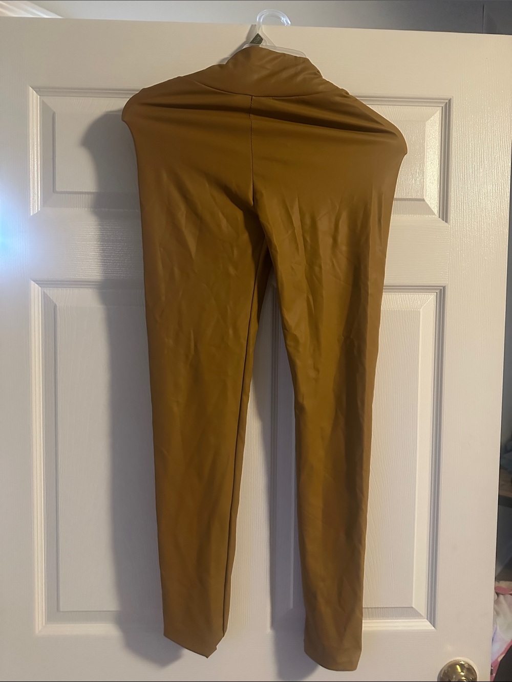 Fashion Nova Mustard Brown High-Waist Leggings
